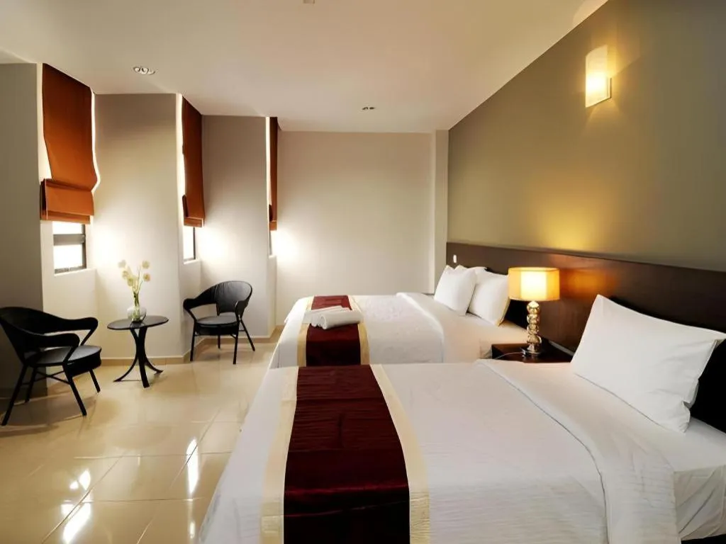 Bed in Inn Home Hotel Muar