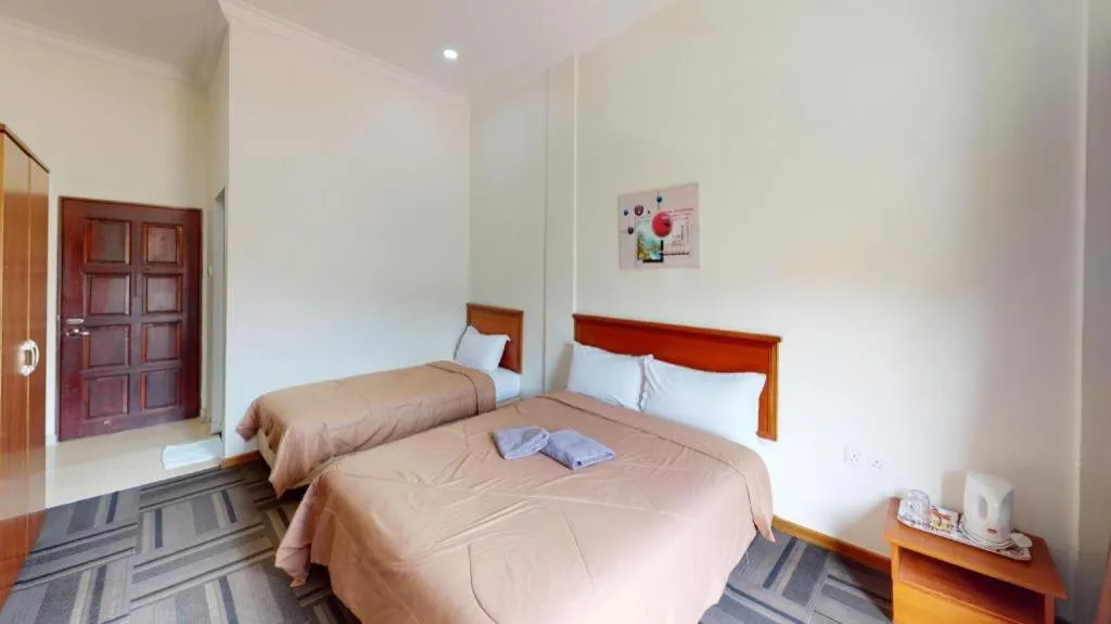 Bed in Sportfishing Hotel