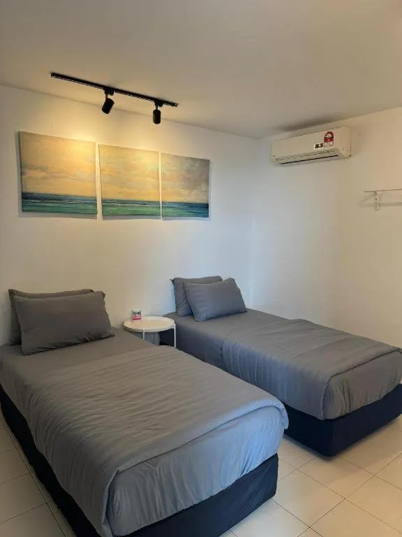 Bed in Rockbund Fishing Chalet