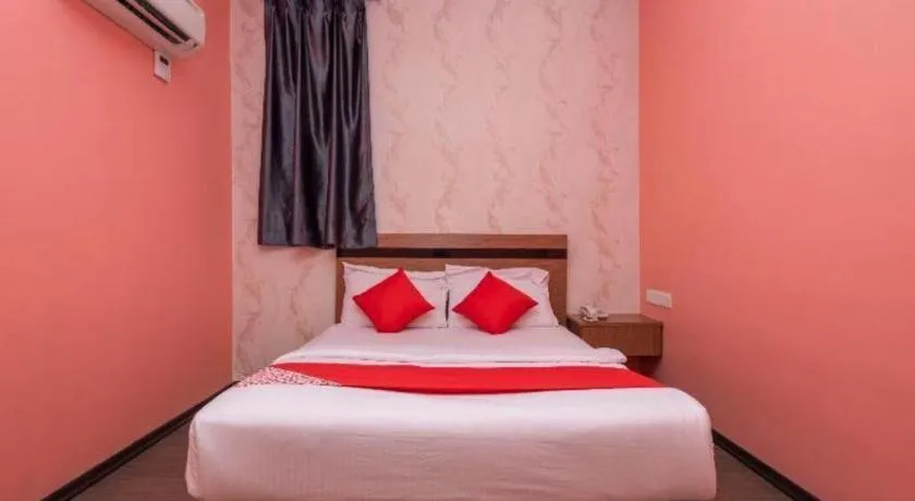 Bed in Hotel Aromas Kulai