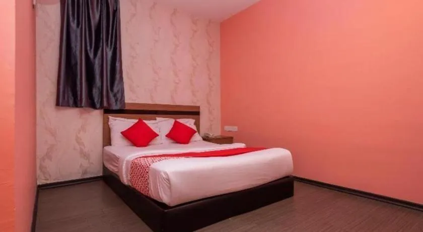 Bed in Hotel Aromas Kulai