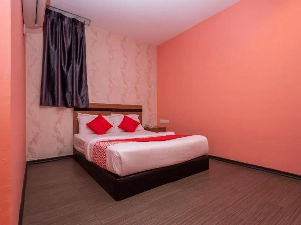 Bed in Hotel Aromas Kulai
