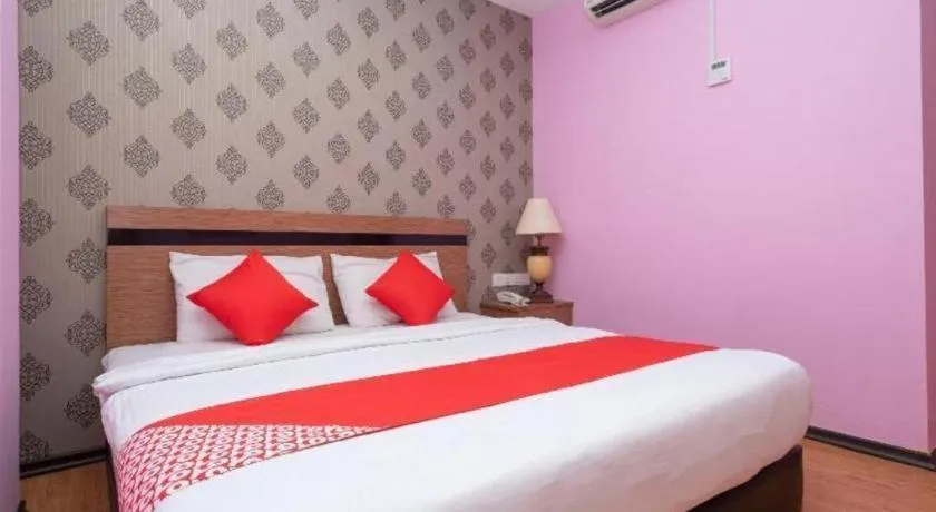 Bed in Hotel Aromas Kulai