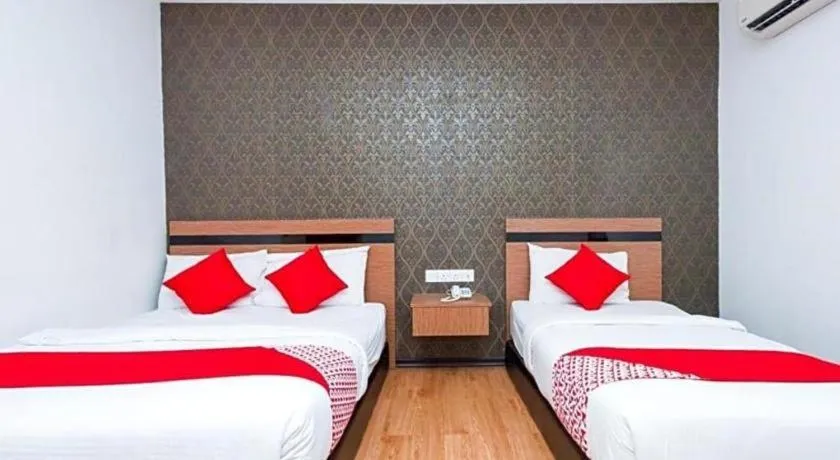 Bed in Hotel Aromas Kulai