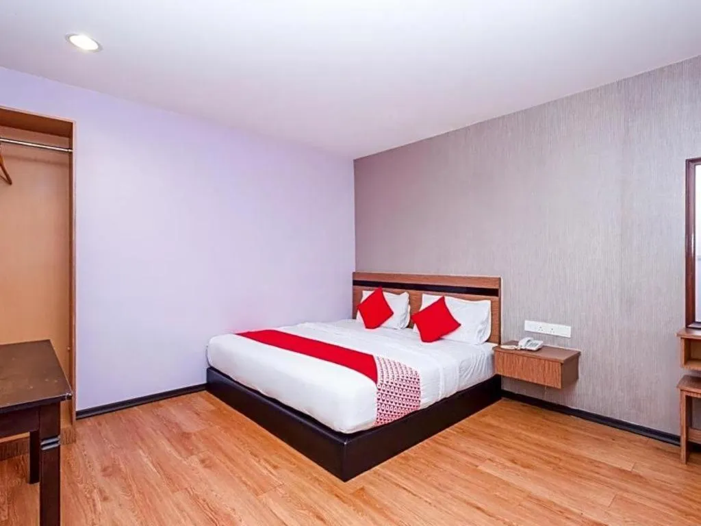 Bed in Hotel Aromas Kulai