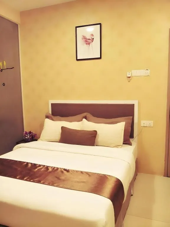 Bed in Le Garden Hotel Kota Kemuning Shah Alam