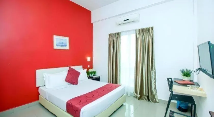 Bed in Hotel Kobemas Melaka