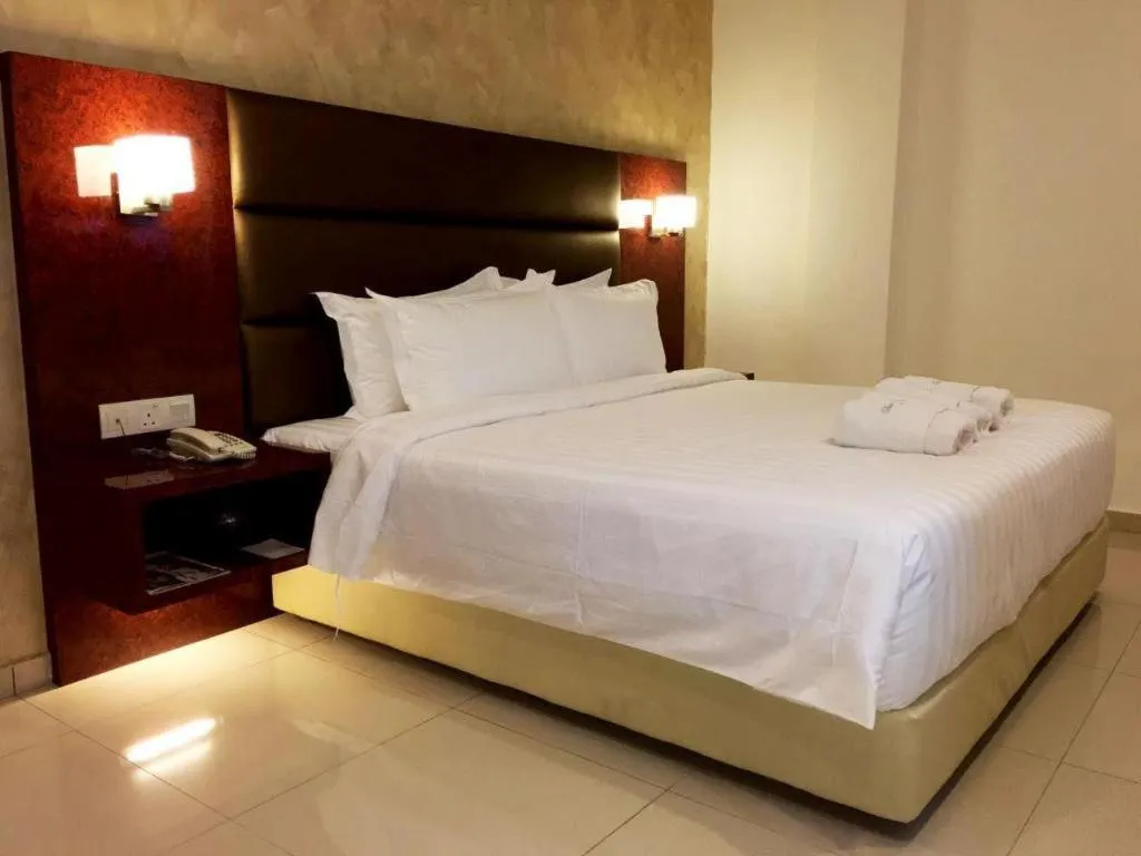 Bed in Hotel Pudu Bintang