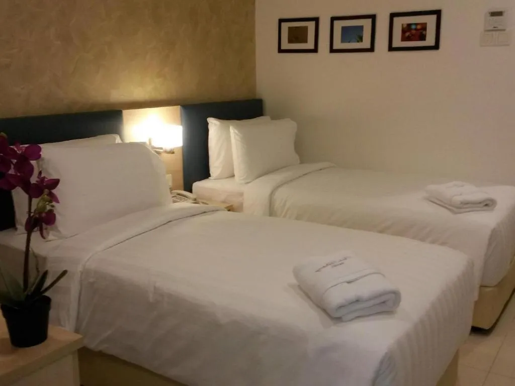 Bed in Hotel Pudu Bintang