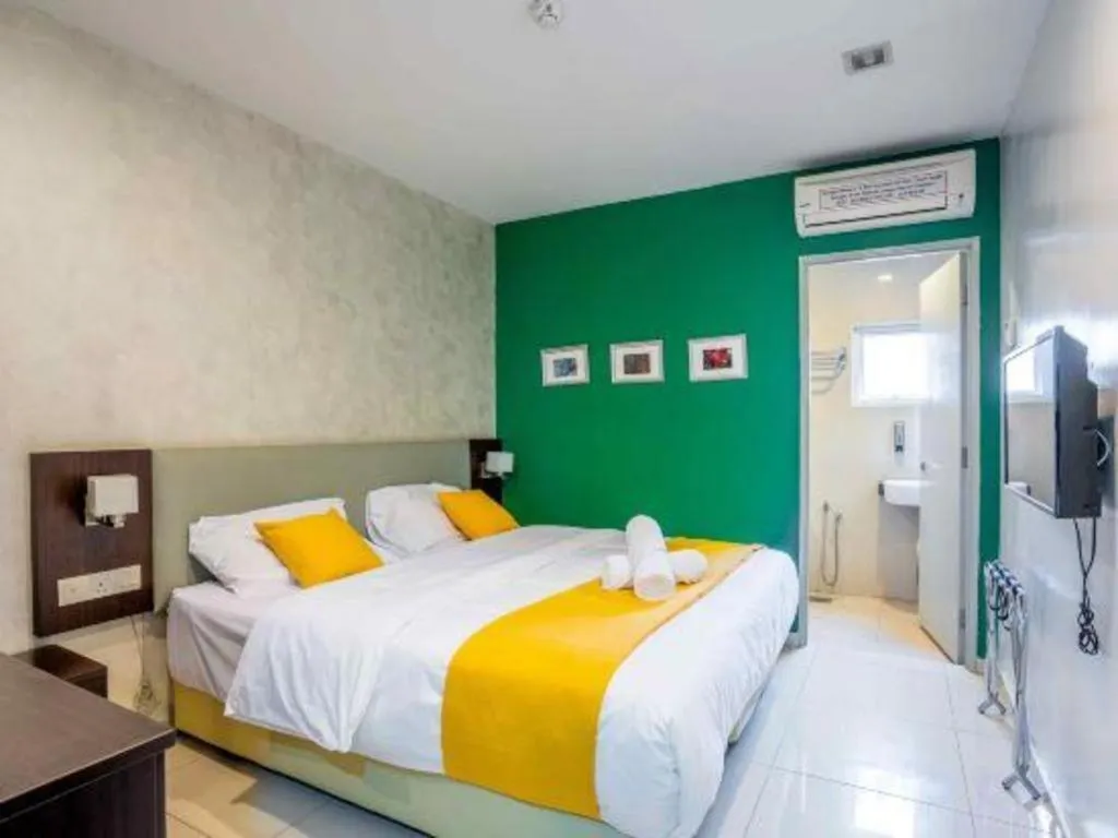 Bed in Hotel Pudu Bintang