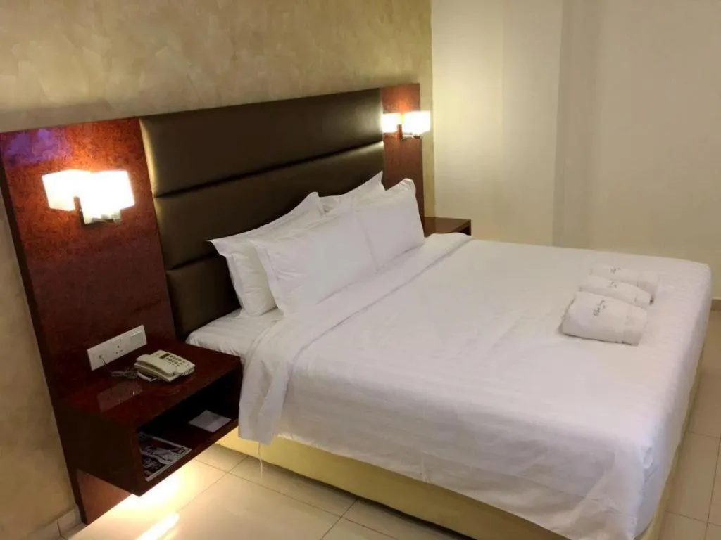 Bed in Hotel Pudu Bintang