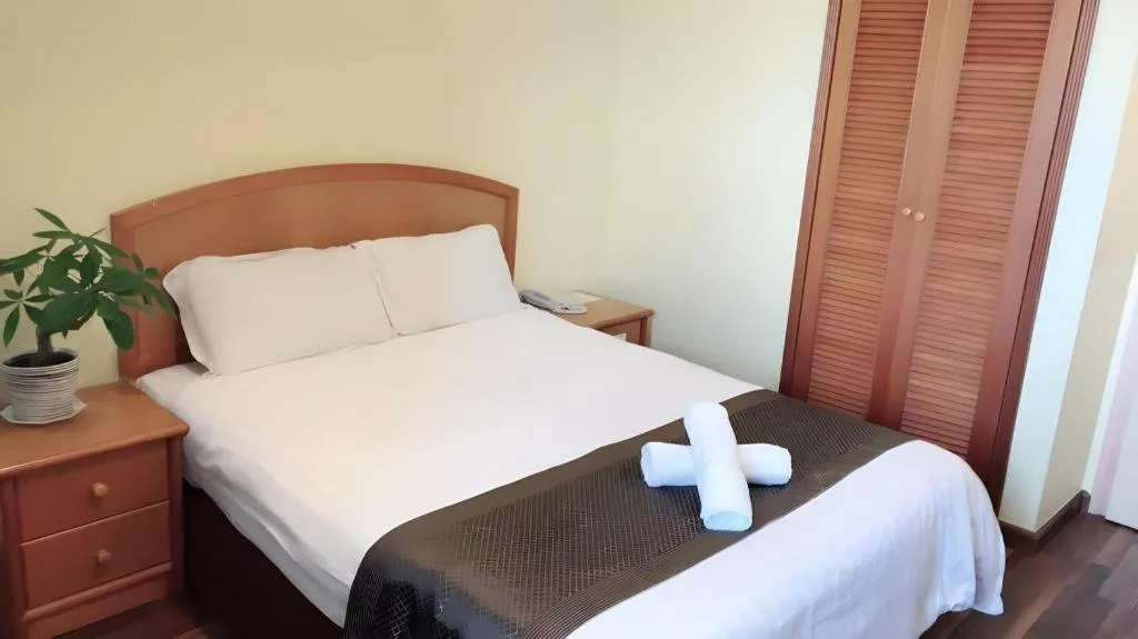 Bed in Global Hotel Labuan