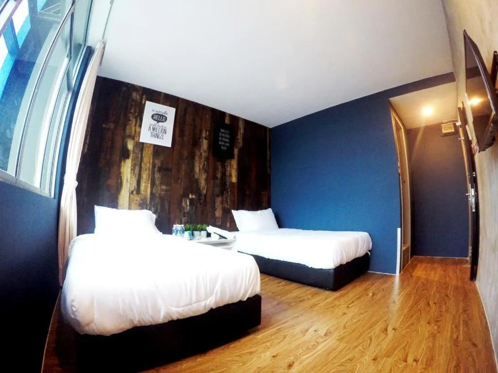 Bed in Monaco Boutique Hotel Kampung Air