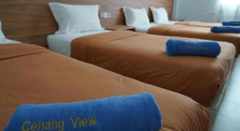 Bed in Cenang View Hotel