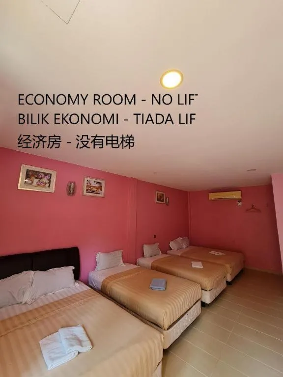 Bed in Cenang View Hotel