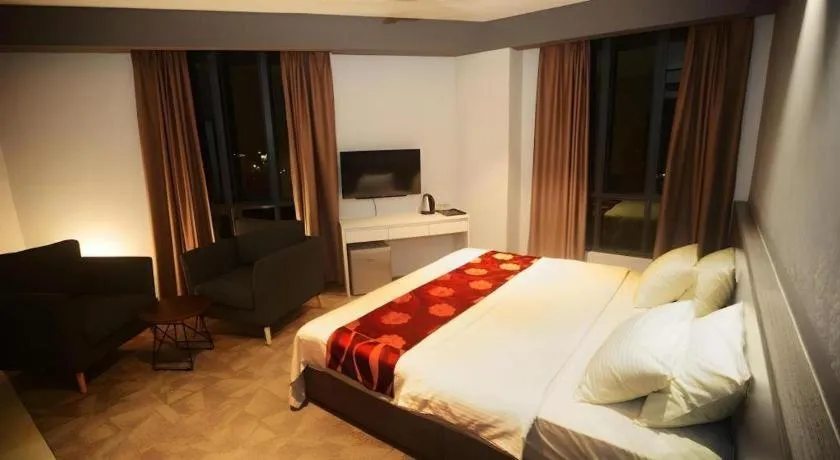 Bed in Star-Well hotel