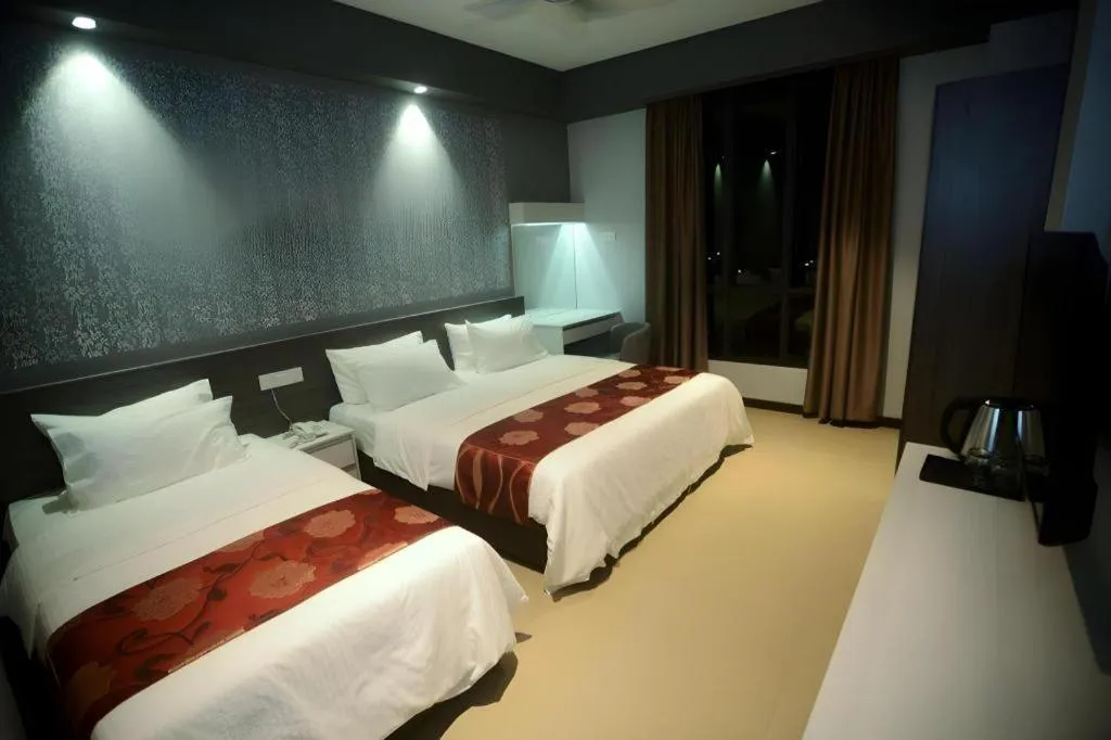 Bed in Star-Well hotel