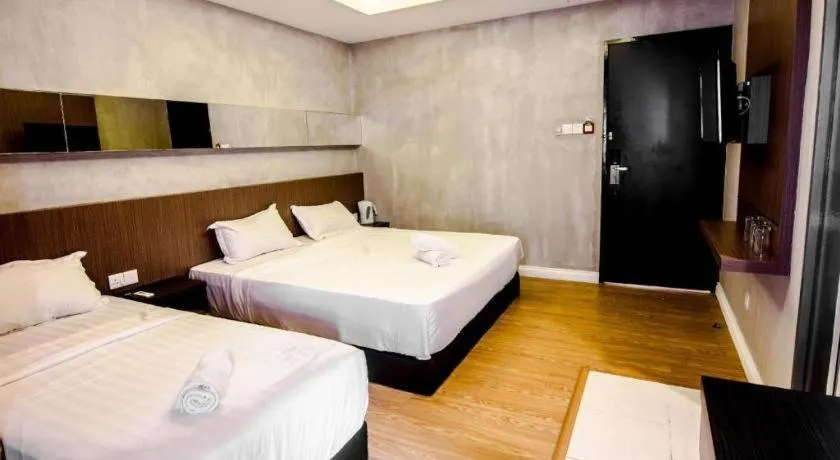 Bed in Monaco Boutique Hotel Sadong Jaya