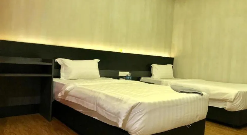 Bed in Monaco Boutique Hotel Sadong Jaya