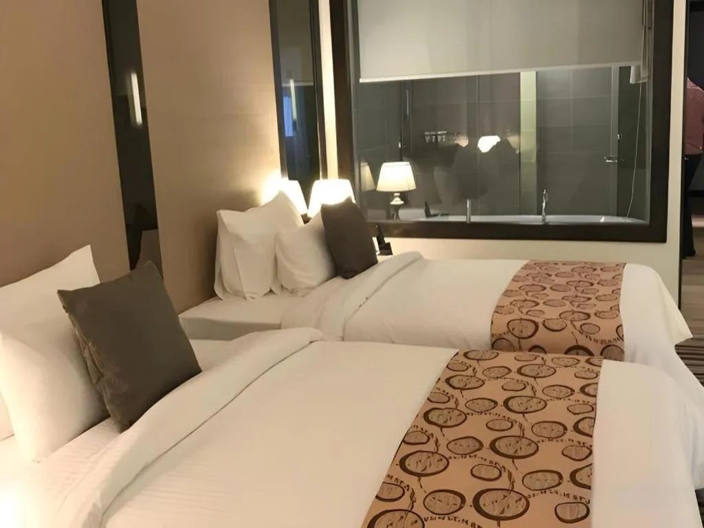 Bed in Goldsands Hotel Langkawi