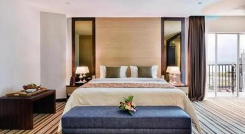 Bed in Goldsands Hotel Langkawi