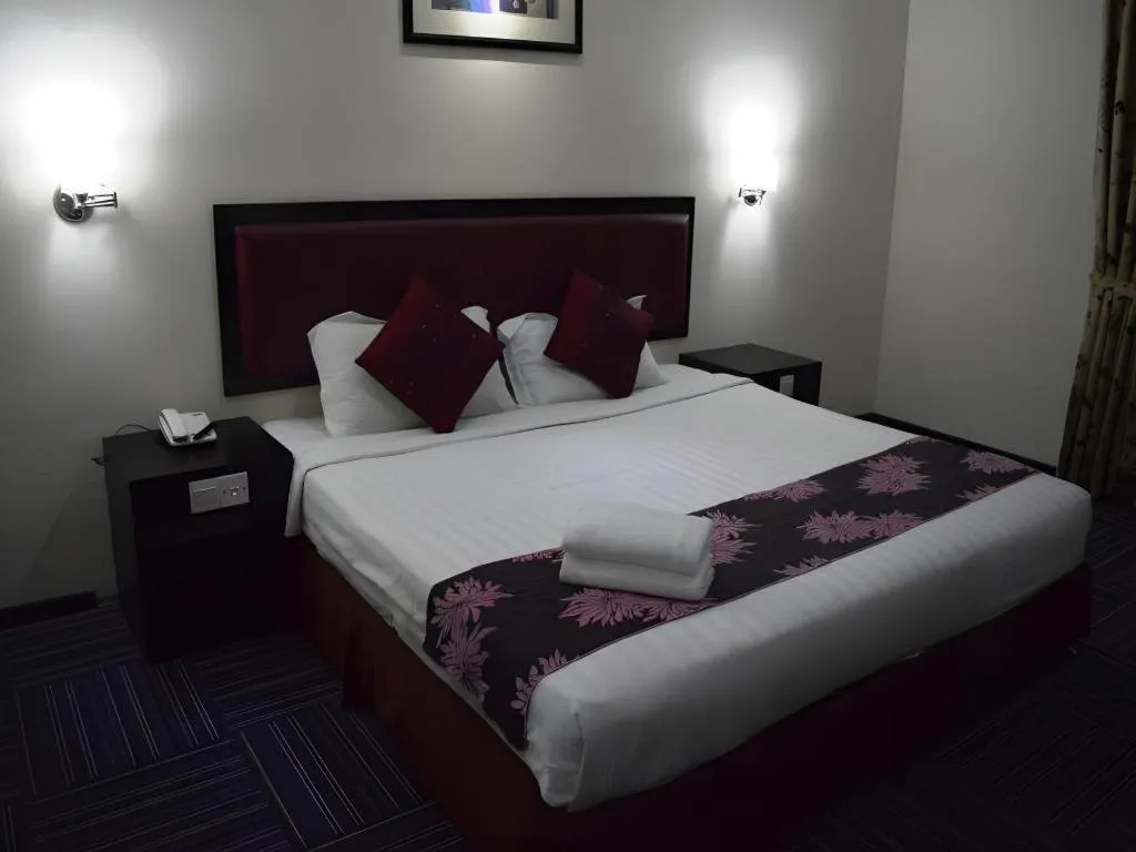 Bed in Goldsands Hotel Langkawi