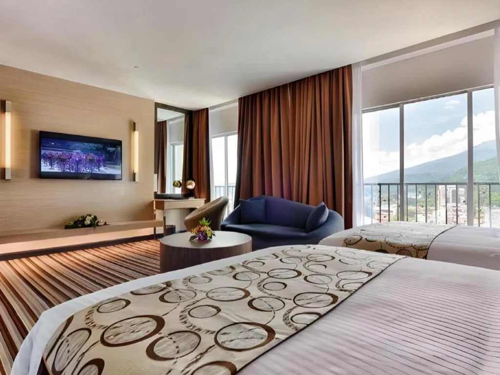 Bed in Goldsands Hotel Langkawi