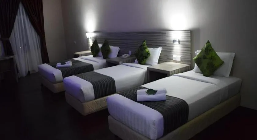 Bed in Goldsands Hotel Langkawi