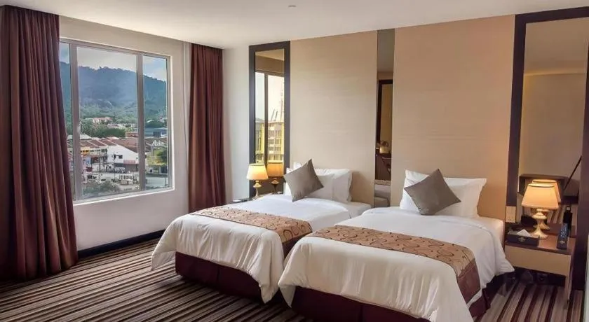 Bed in Goldsands Hotel Langkawi