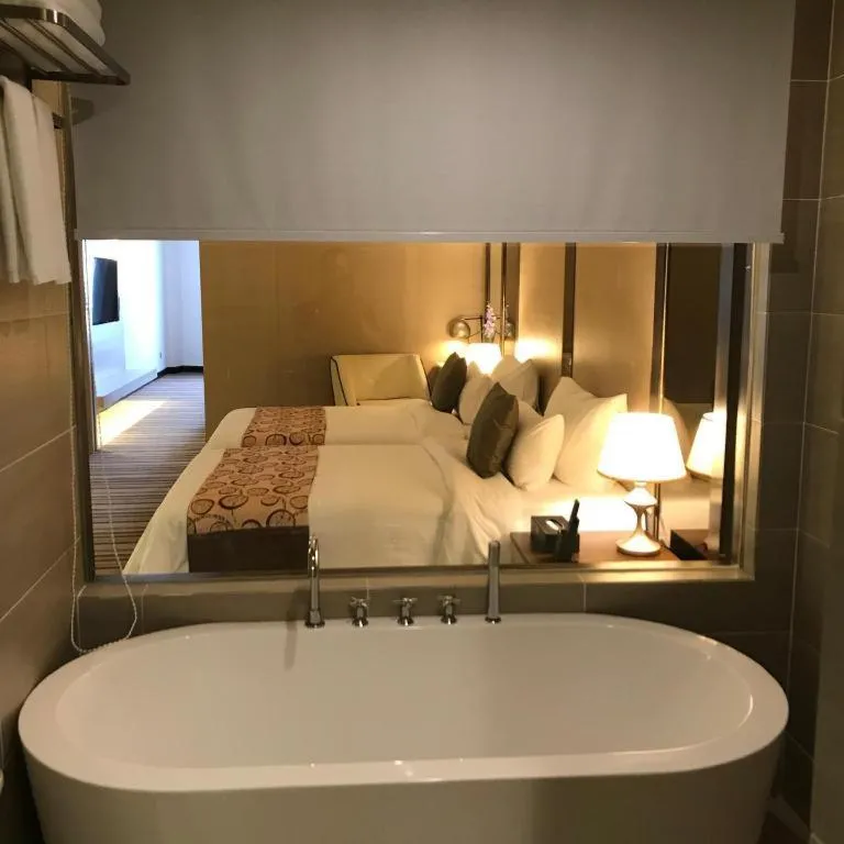 Bed in Goldsands Hotel Langkawi