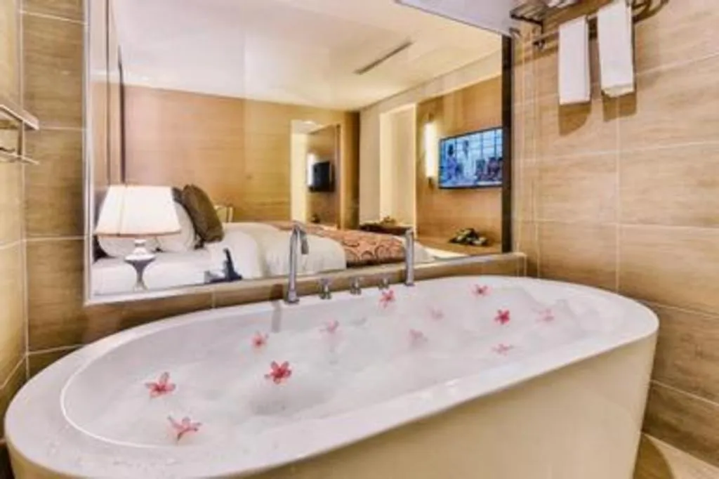 Bed in Goldsands Hotel Langkawi