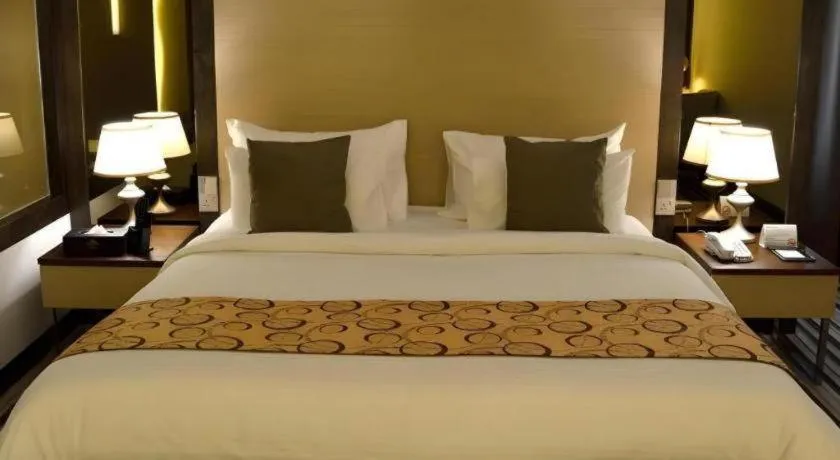 Bed in Goldsands Hotel Langkawi