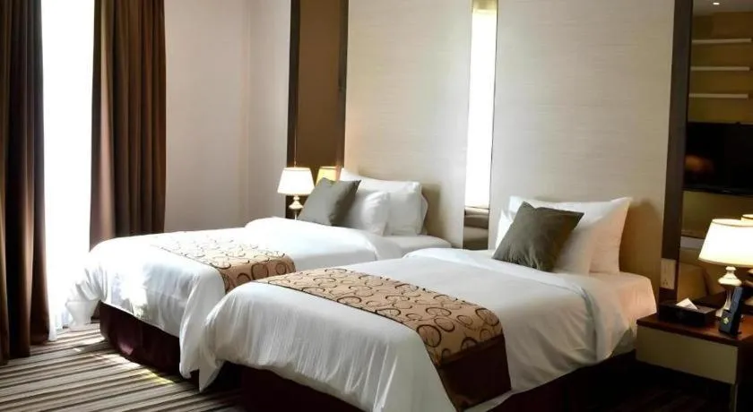 Bed in Goldsands Hotel Langkawi