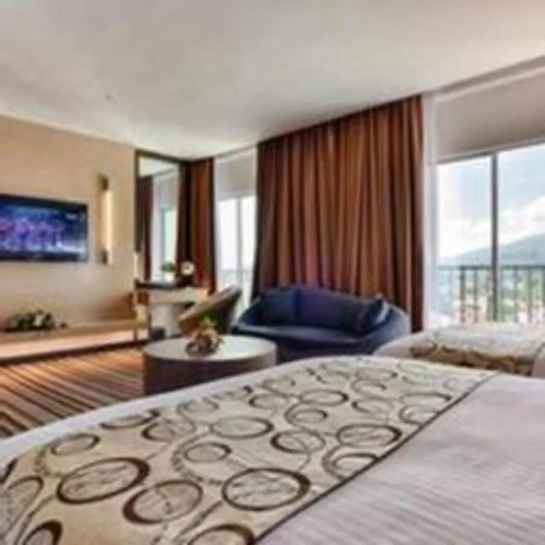 Bed in Goldsands Hotel Langkawi