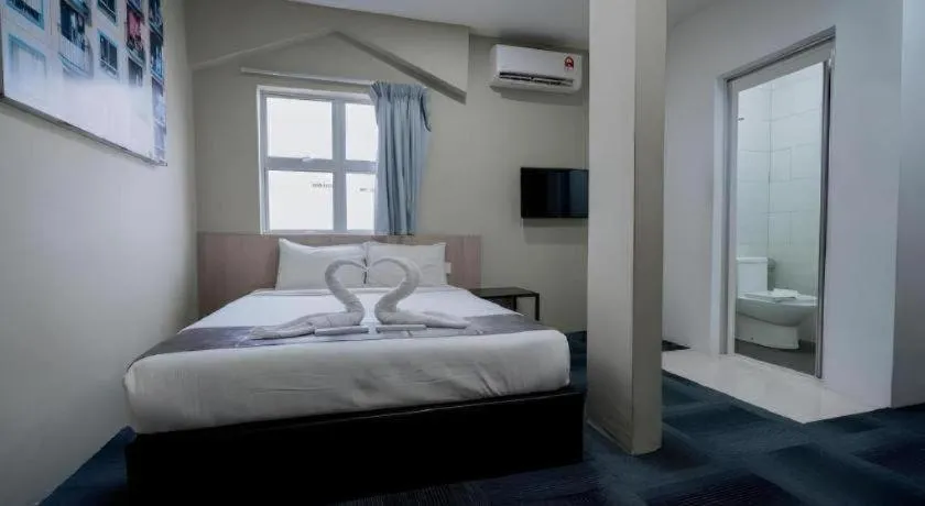 Bed in Kimal Hotel Taiping