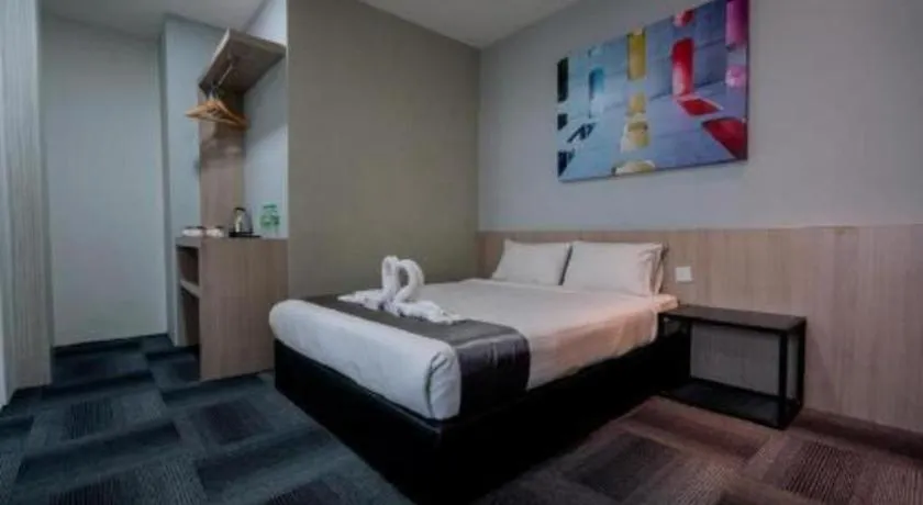 Bed in Kimal Hotel Taiping