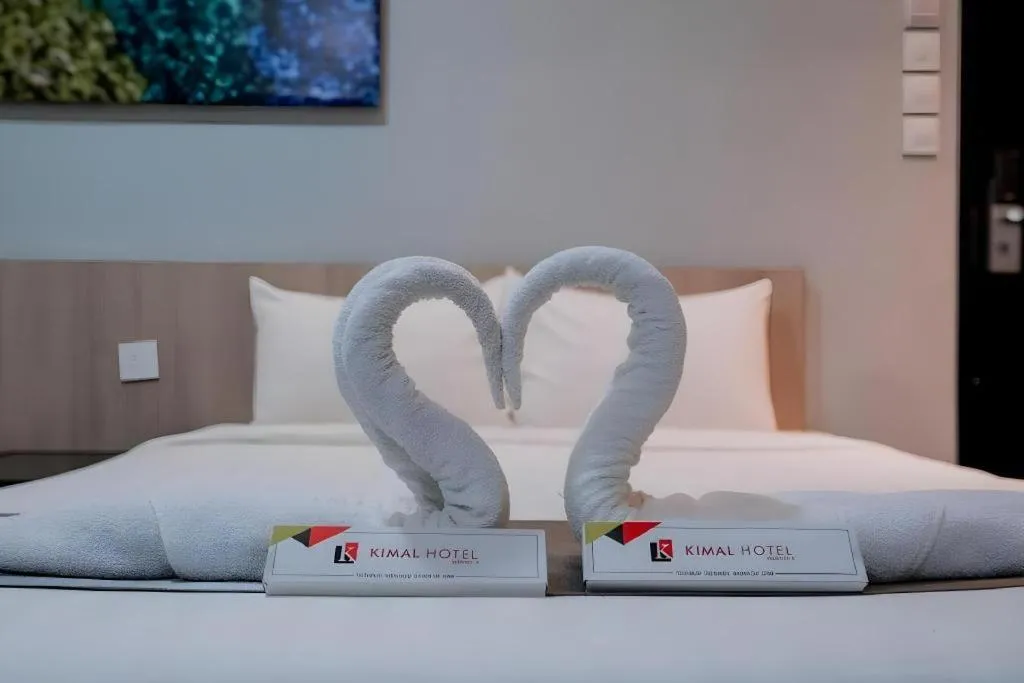 Bed in Kimal Hotel Taiping