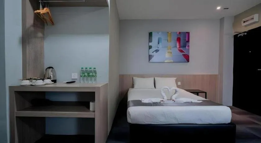 Bed in Kimal Hotel Taiping