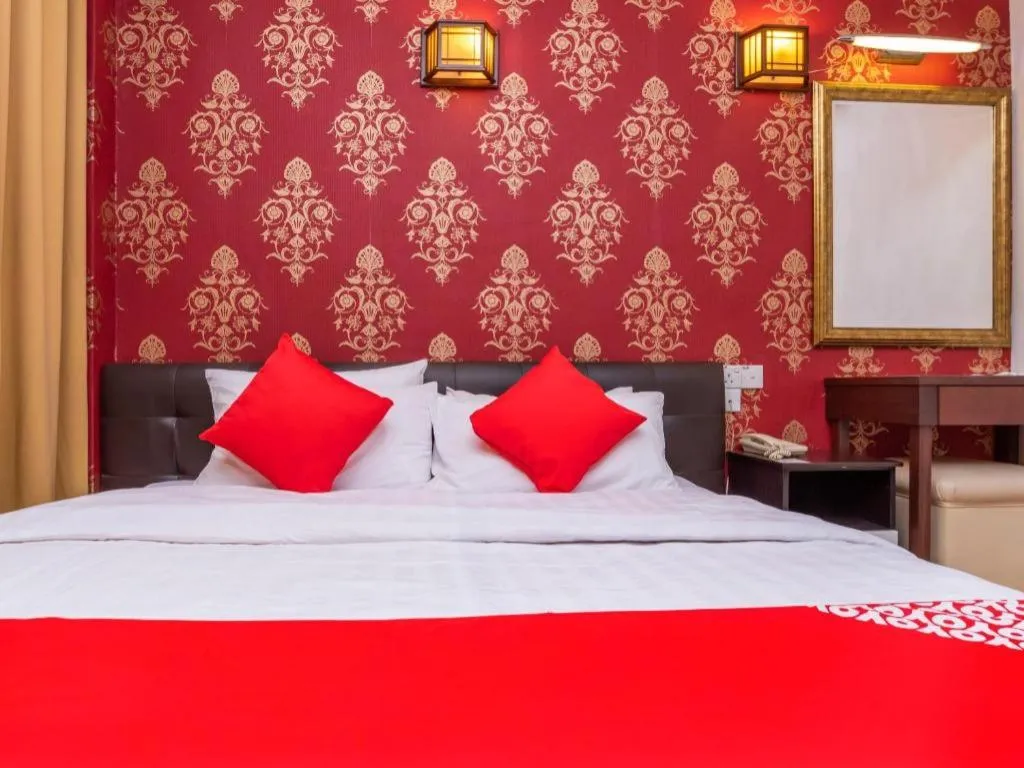 Bed in Super OYO 1114 Neo Pegasus Hotel