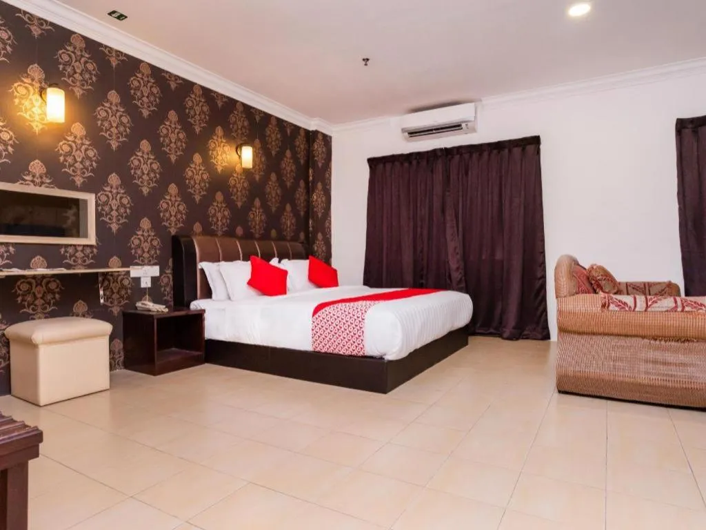 Bed in Super OYO 1114 Neo Pegasus Hotel