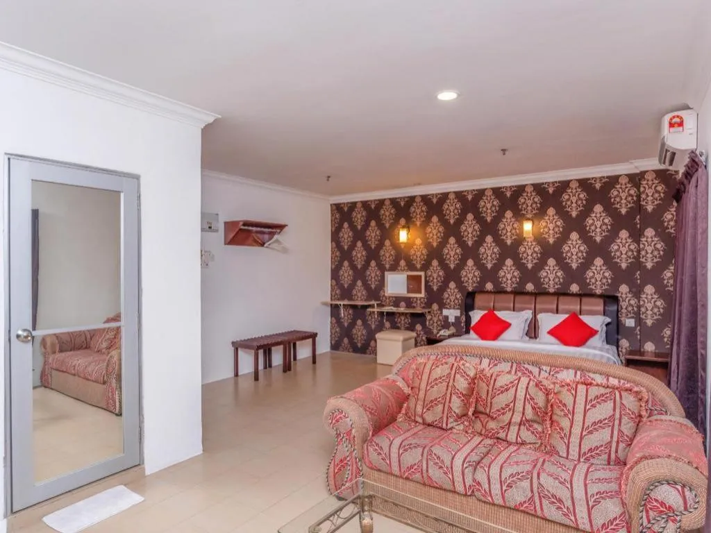 Bed in Super OYO 1114 Neo Pegasus Hotel