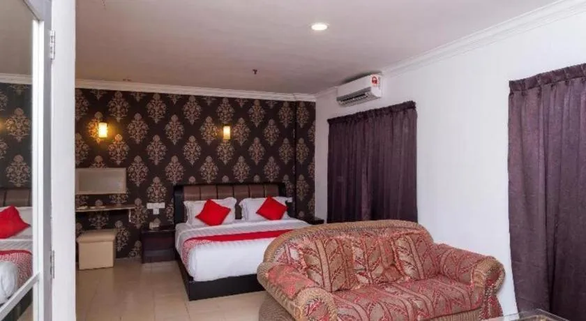 Bed in Super OYO 1114 Neo Pegasus Hotel