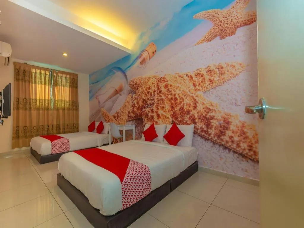 Bed in Starfish Hotel