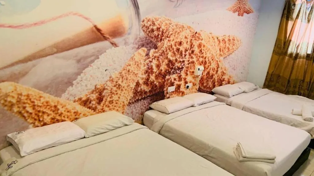 Bed in Starfish Hotel
