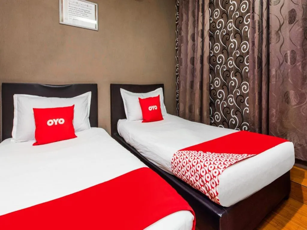 Bed in OYO 44123 Hotel Al-Saif