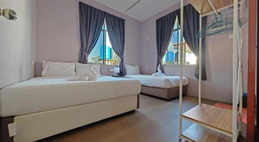 Bed in Semporna Dream Villa