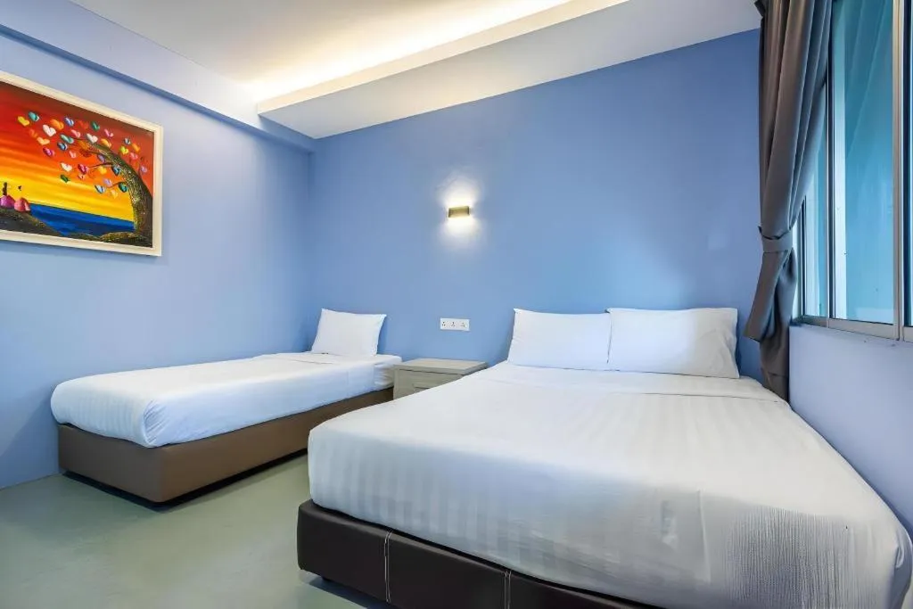 Bed in Semporna Dream Villa