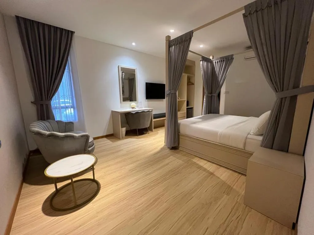 Bed in MIYABI HOTEL PERMAS