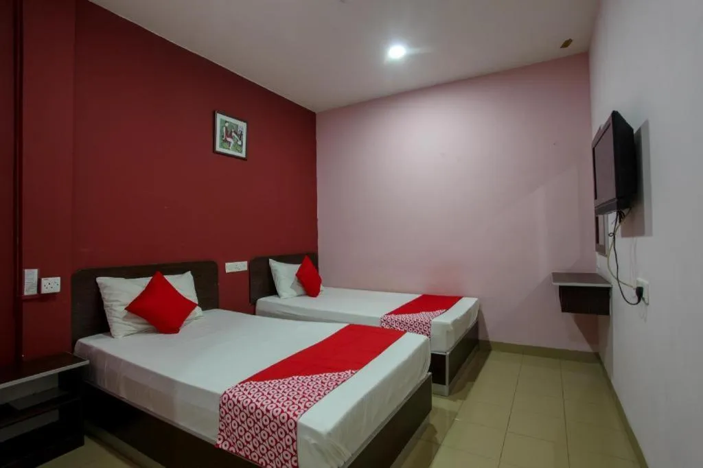 Bed in OYO 89539 Hotel Siswa