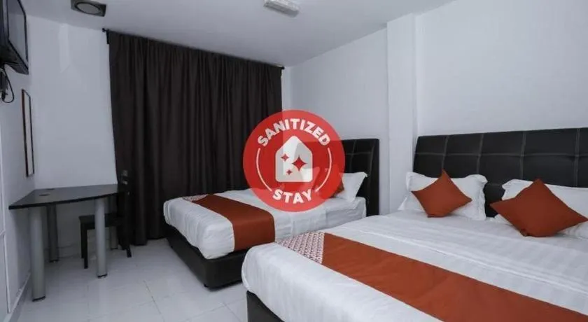 Bed in OYO 822 Zande Motel Kuala Selangor